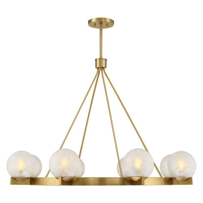 Darien 8-Light Chandelier in Brass