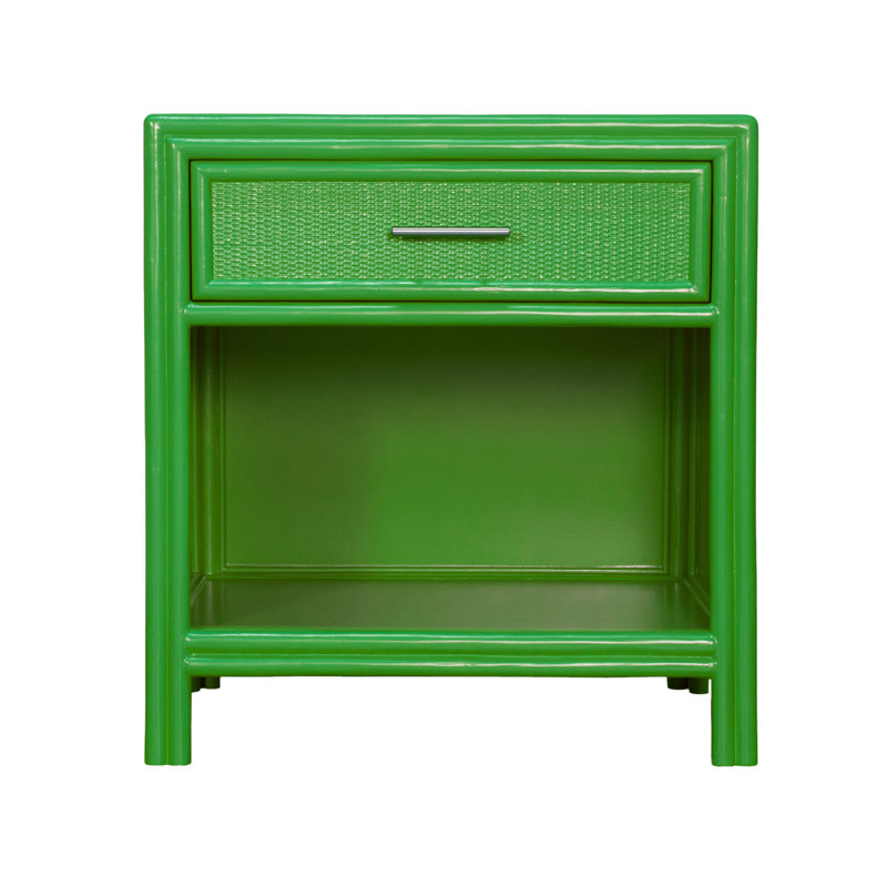 Aruba 1 - Drawer Nightstand, Bright Green