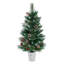 1 arbre de Noël artificiel de 3 pi avec 81 branches et branches d'eucalyptus