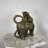 Bronze Double Cats Sculpture