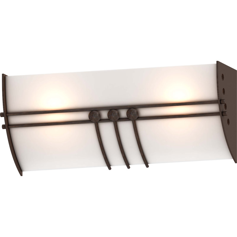 Barre d'éclairage de salle de bain murale 2 lumières Avila, Crépuscule italien