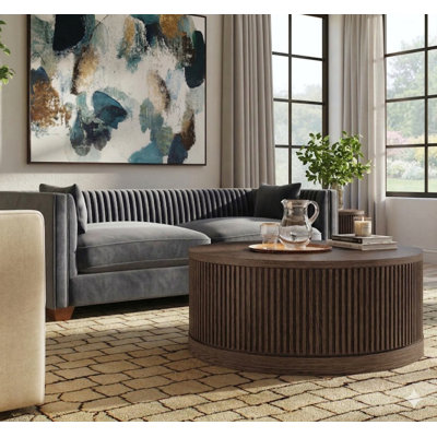 Girdhari Round Cocktail Table - Brown