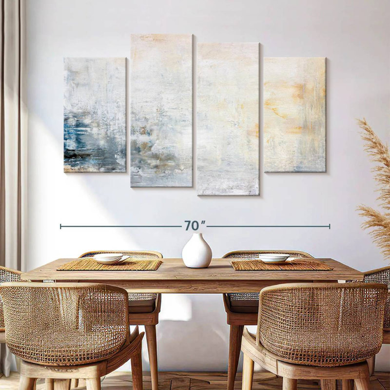 Avery Whitewash, 42" H x 68" W