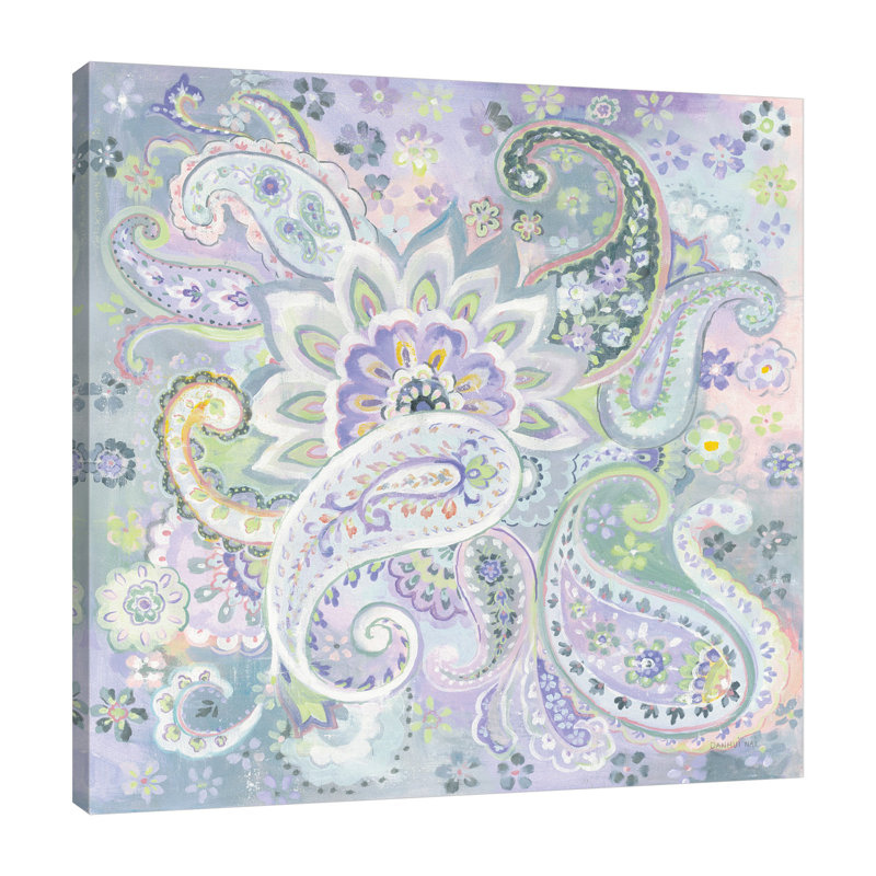 "Paisley Dream", toile tendue par Danhui Nai, H 24 po x l 24 po x P 1,5 po
