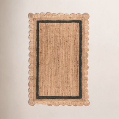 Inaki Hand-Woven Geometric Jute Rug