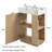 22" Single Bathroom Vanity With Ceramic Top-1077531383
