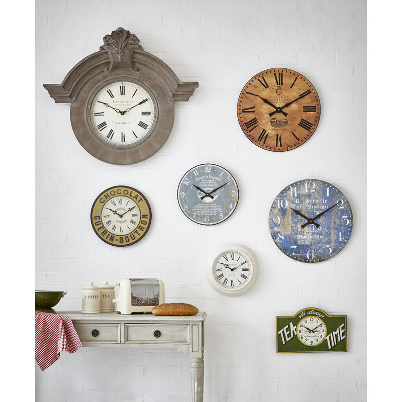 Butler & Kay Wall Clock, 36cm W x 36cm H x 2.5cm D