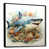 Black Floater Framed