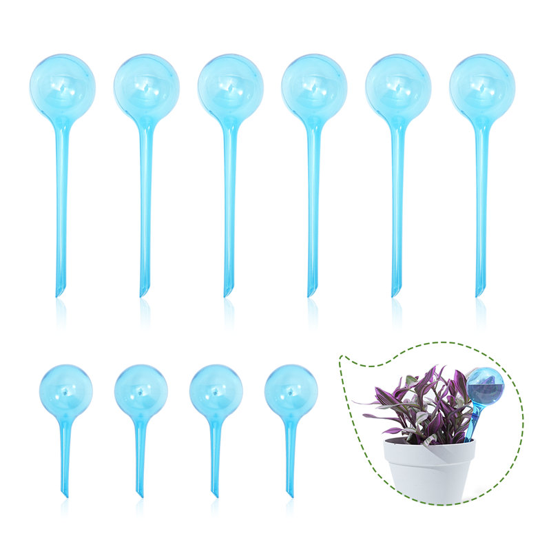 10 globes d'arrosage pour plantes, ampoules à arrosage automatique pour plantes d'intérieur et d'extérieur, entretien des plantes pour vacances et dispositif d'économie d'eau