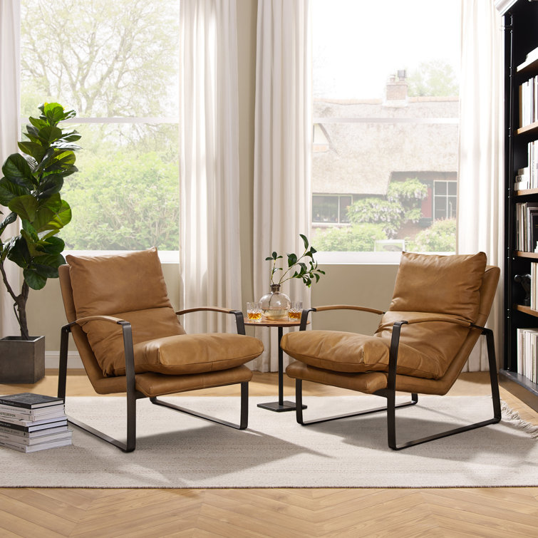 Leather Accent Chairs