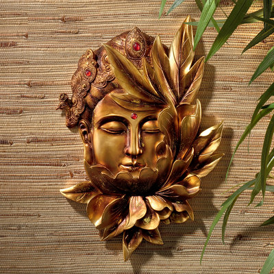 Sculpture murale «Enityed Deity» Guan Yin