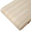 39.4" Modern Rounded Edge Coffee Table With Hand-Carved Flower Pattern Drawers And Thick Cylindrical Legs(Beige)