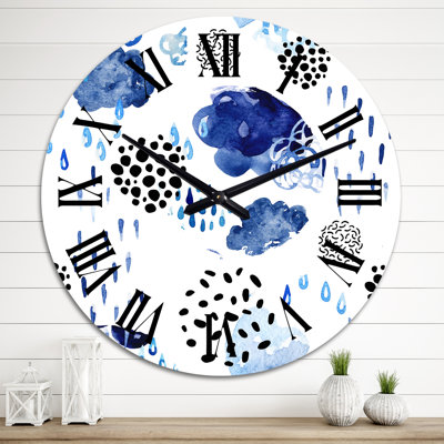 Horloge murale Polka