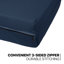 Housse pour canapé-lit réversible en tissu de polyester réversible avec fermeture à glissière 3 côtés-87758521-96484505