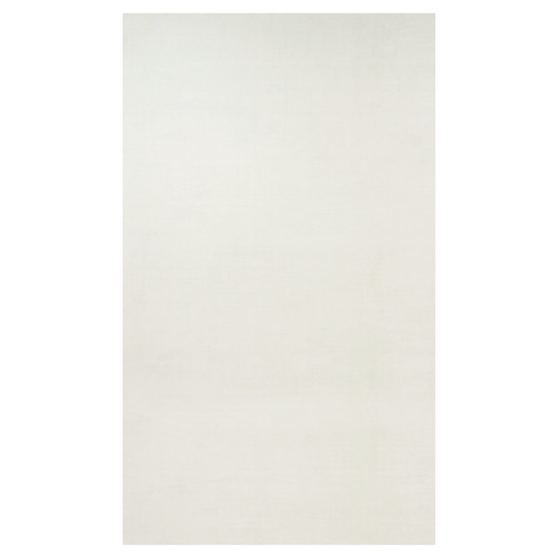 Rug & Kilim’S Oversized Contemporary Textural Solid Rug In White Tones