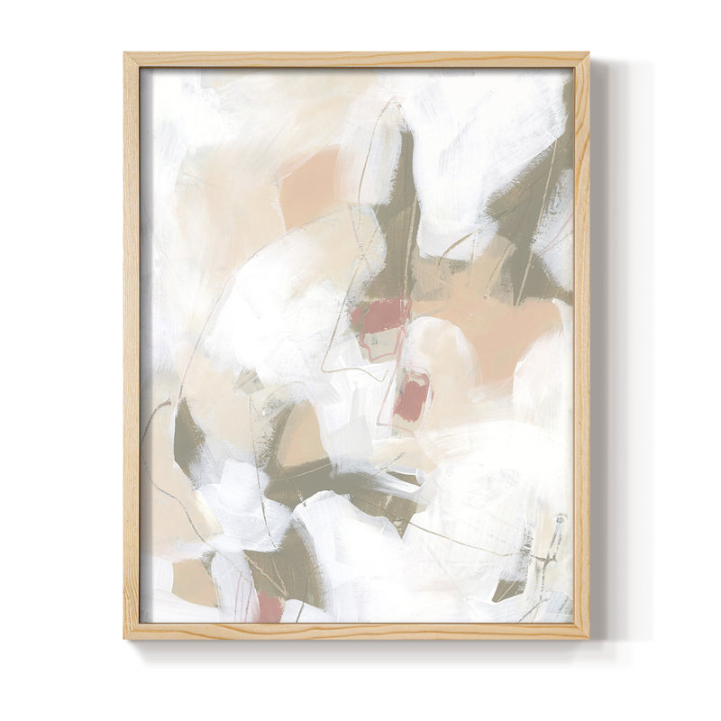 «Sand Story I», reproduction encadrée - bois massif, H 11 po x l 9 po
