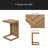 C-Shape End Table-1577384863