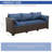 Ailina 79'' Wide Outdoor Wicker Patio Sofa with Anti-slip Cushions and Waterproof Cover-131020358-60147522