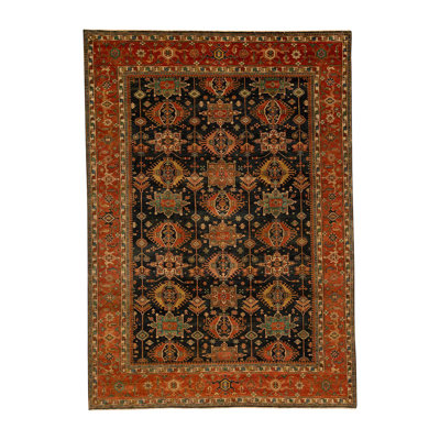 High-Quality Hand-Knotted Blue And Red Area Rug -  Bokara Rug Co., Inc., 903586