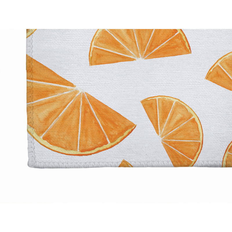 Tapis d'extérieur Summer Oranges, Tapis de couloir 2 pi 6 po x 8 pi
