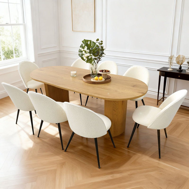 Ensemble repas pour 8 personnes Audna, Chêne