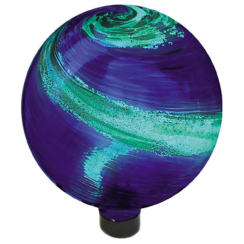 Lilith Glass Abstract Gazing Ball