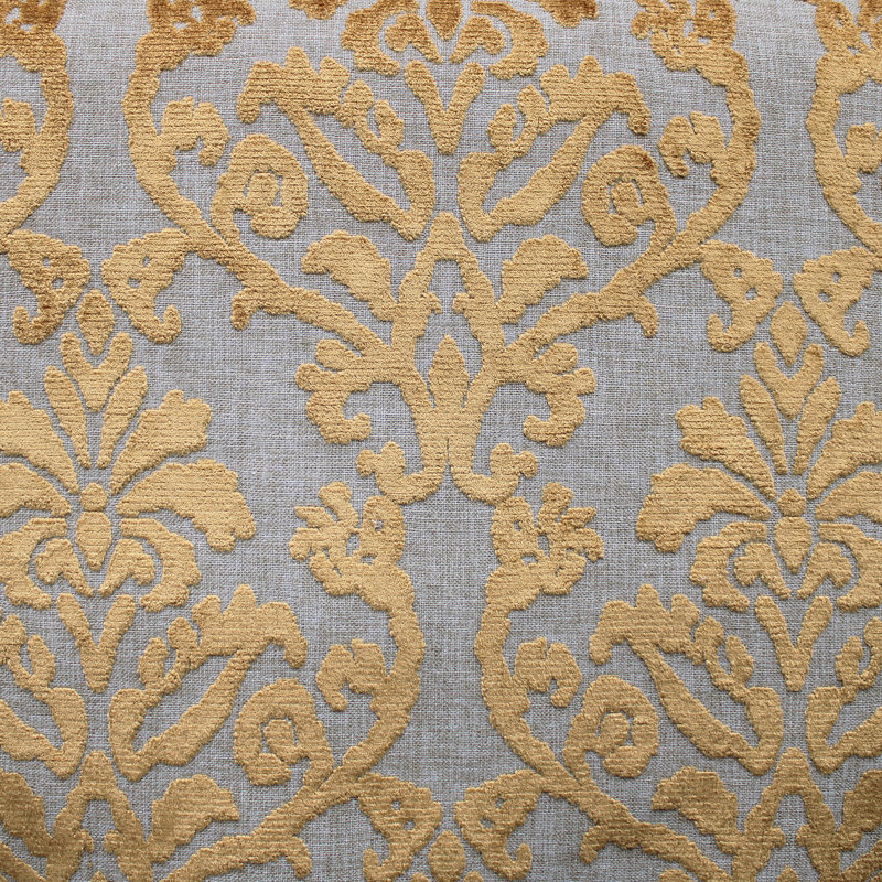 Chenille Fabric, Tangerine