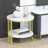 Marble Coffee Table Sofa Side End Tables Bedside Tables Furniture With Solid Metal Frame