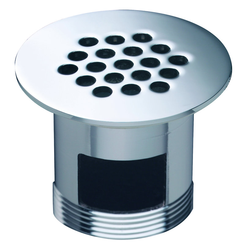 Metal Grid Bathroom Sink Drain with Overflow