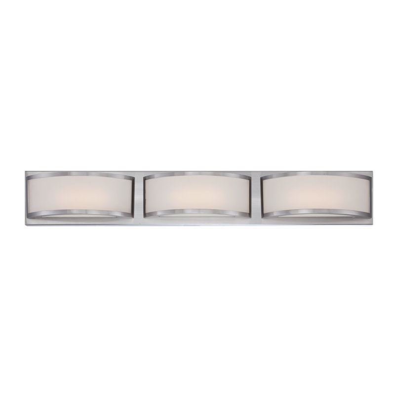 Sutterfield 3 - Light Dimmable LED Vanity Light, Brushed Nickel