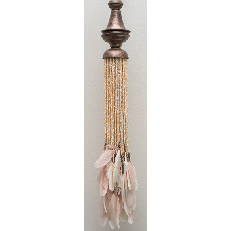 Pluma 3'' W Curtain Tieback, Blush