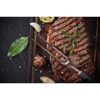 Beef Steak - Wrapped Canvas Print