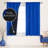 Deconovo 100 Percent Blackout with Liner Rod Pocket Curtain Panel Pair-75196904-75196910