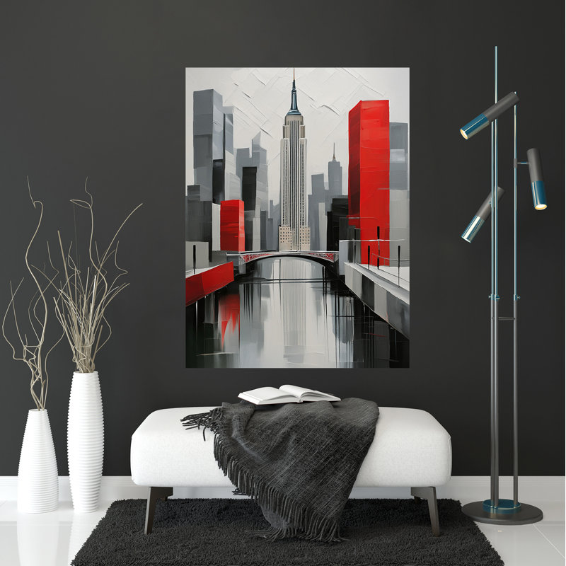 Miroir empire, H 32 po x l 24 po