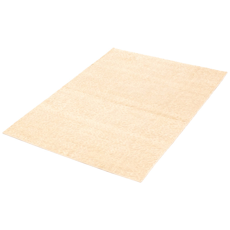 Tapis crème noué à la main