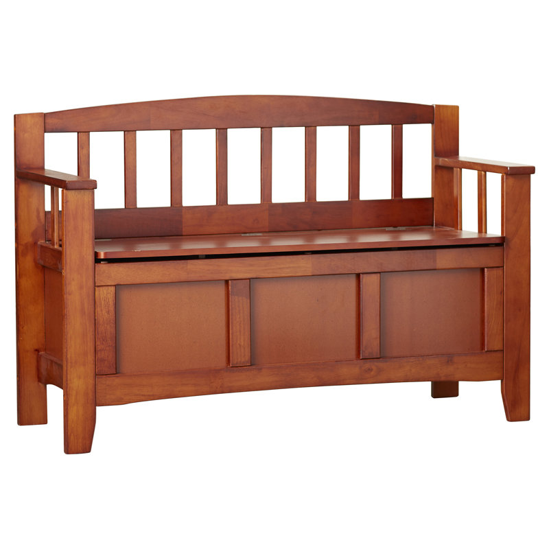 Banc de rangement Chesterhill, Noyer
