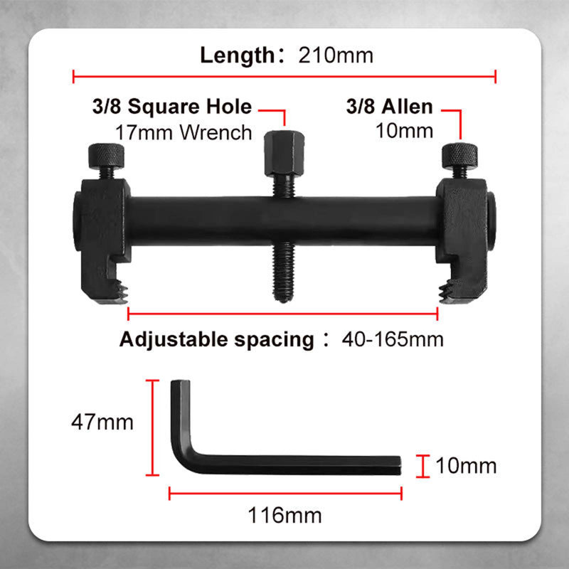 Pulley Removal Adjustable Crankshaft Pulley Removal Tool