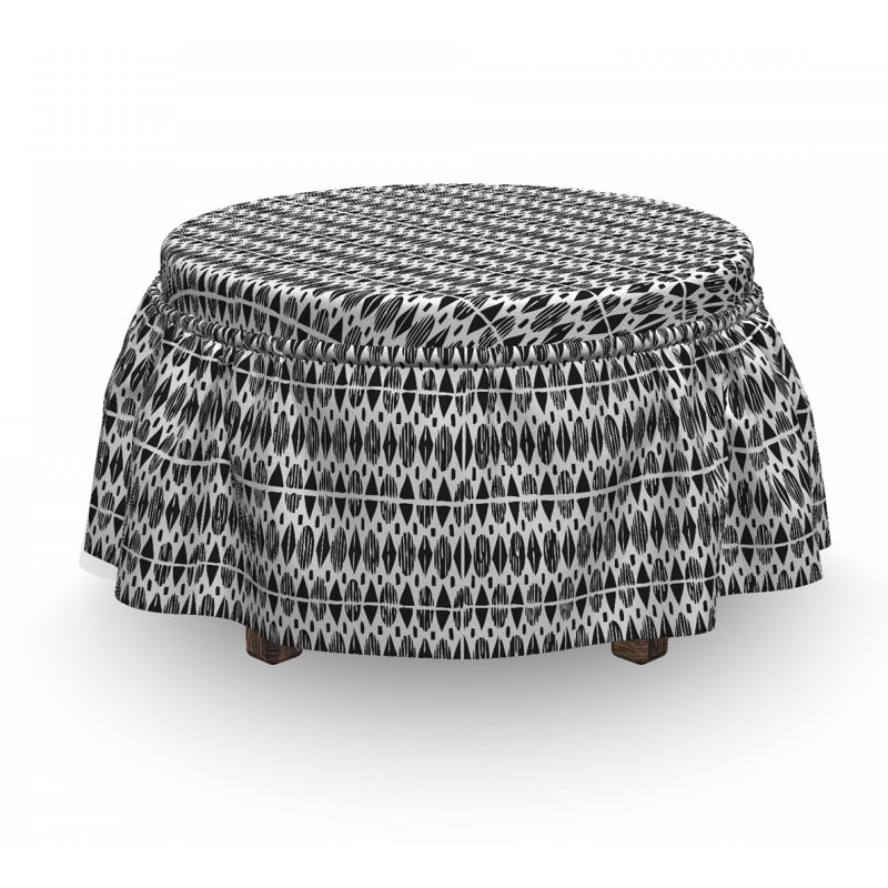 Housse pour repose-pieds oval shapes