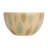 Round Terra-Cotta Bowl Set With Abstract Designs