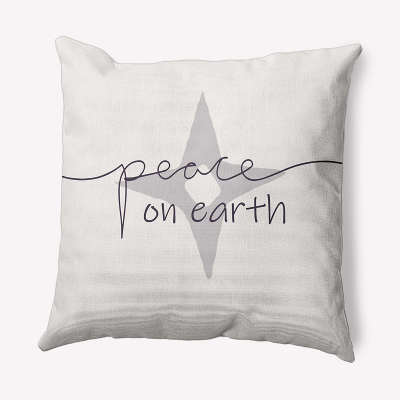 Essence des Fêtes Paix sur terre, 16 po x 16 po, Mauve / gris