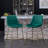 Osy Upholstered Counter Stool with Metal Frame-1217128692