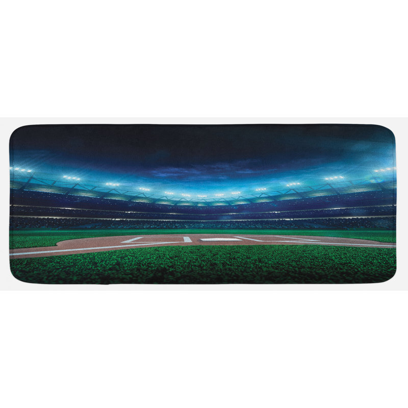 Tapis de cuisine baseball