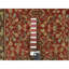 Tapis de couloir rouge nouvel âge en laine 2 pi 7 po x 12 pi 4 po Tovia