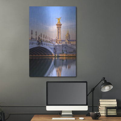 «Paris - Alexander Iii Bridge», art mural en métal
