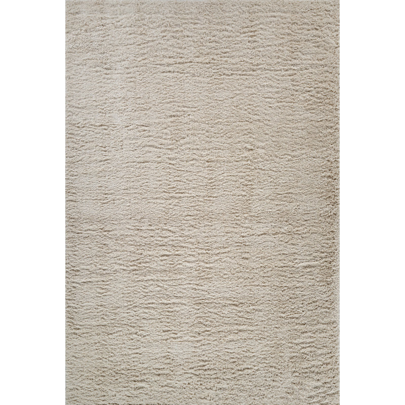 Hargo Power Loom Shag Area Rug, Rectangle 4'3" x 6'