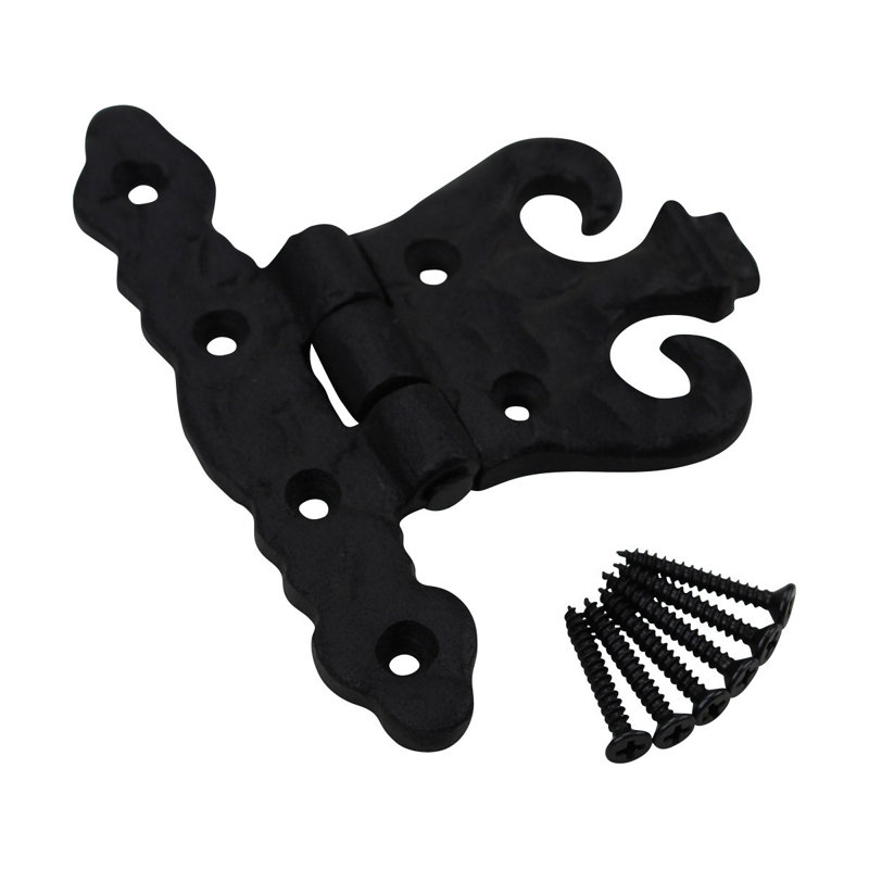 Wrought Iron Cabinet Rustproof Face Mount Hinge