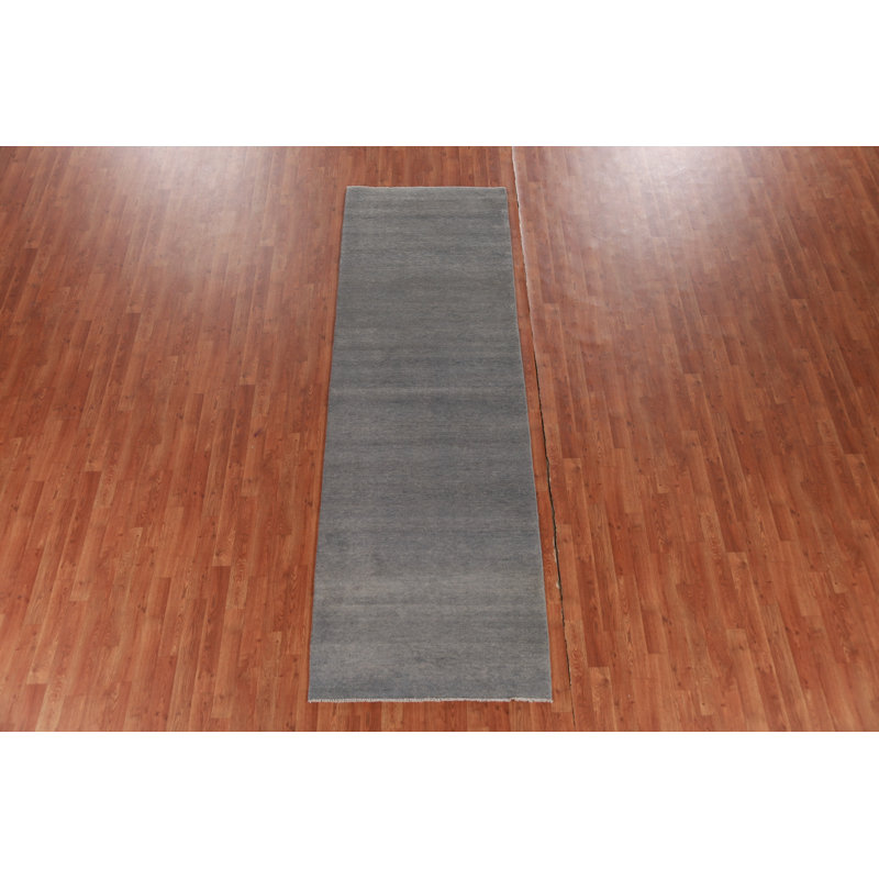 Tapis persan gris Gabbeh 3 x 10
