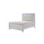 Ensemble de chambre à coucher à panneau en similicuir à DEL 6-1 Ibhan-730650403-730650407