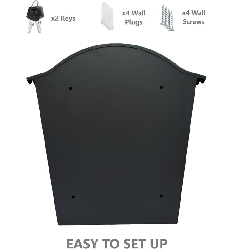 Metal Wall Mounted Post Box