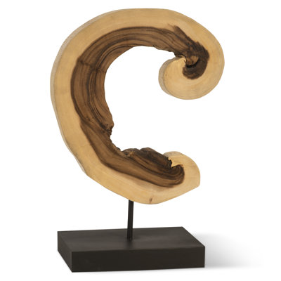 Sculpture trèfle sur support